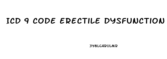 Icd 9 Code Erectile Dysfunction