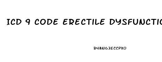 Icd 9 Code Erectile Dysfunction