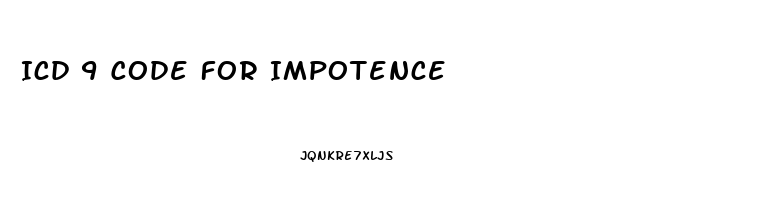 Icd 9 Code For Impotence