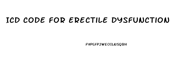 Icd Code For Erectile Dysfunction