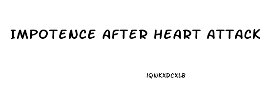 Impotence After Heart Attack