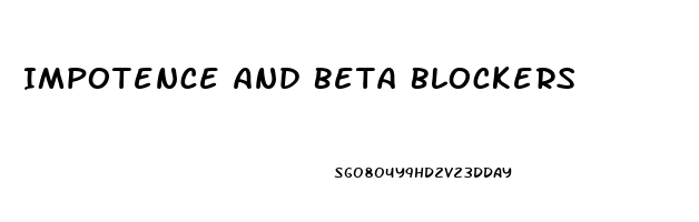 Impotence And Beta Blockers