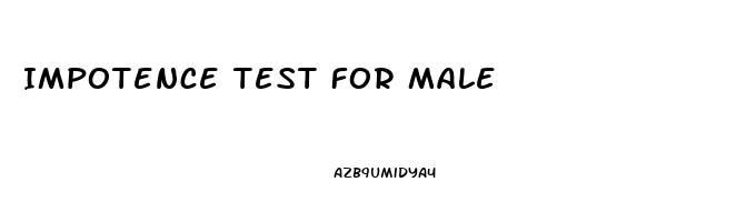 Impotence Test For Male