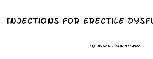 Injections For Erectile Dysfunction That Truly Work