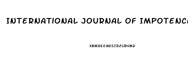 International Journal Of Impotence Research Abbreviation