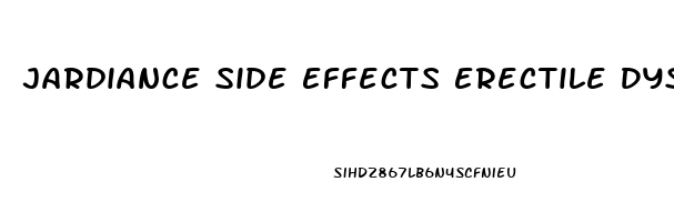 Jardiance Side Effects Erectile Dysfunction