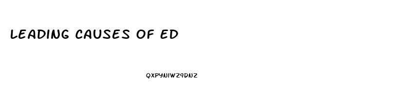 Leading Causes Of Ed