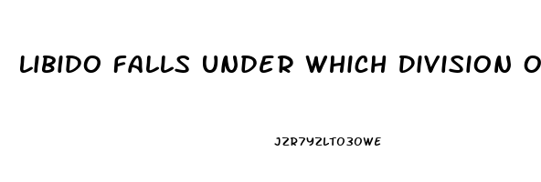 Libido Falls Under Which Division Of Personality