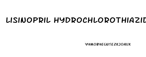 Lisinopril Hydrochlorothiazide Erectile Dysfunction