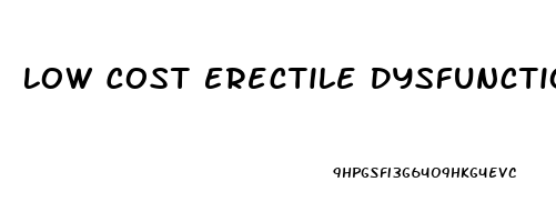 Low Cost Erectile Dysfunction Drugs