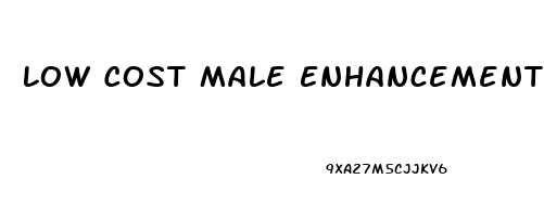 Low Cost Male Enhancement Pills