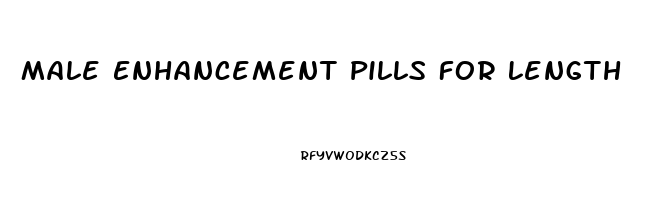 Male Enhancement Pills For Length