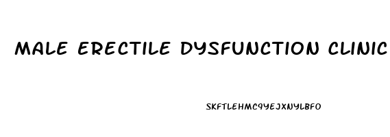 Male Erectile Dysfunction Clinic