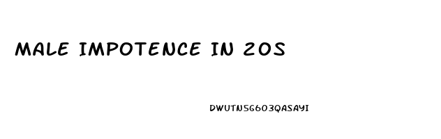 Male Impotence In 20s