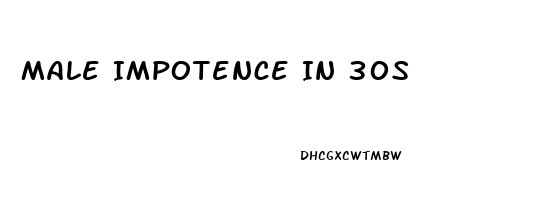 Male Impotence In 30s