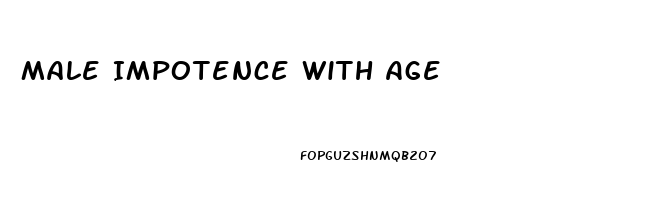 Male Impotence With Age