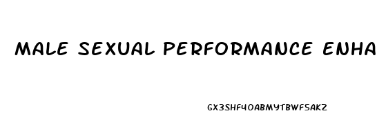 Male Sexual Performance Enhancement Pills