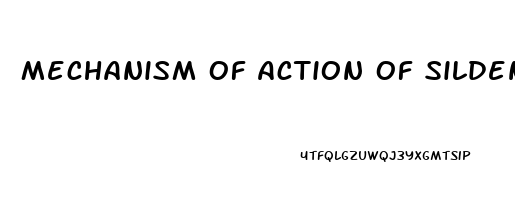 Mechanism Of Action Of Sildenafil In Erectile Dysfunction