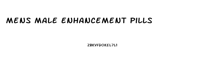 Mens Male Enhancement Pills