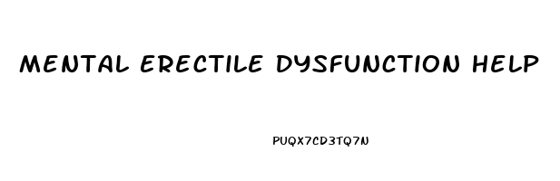 Mental Erectile Dysfunction Help