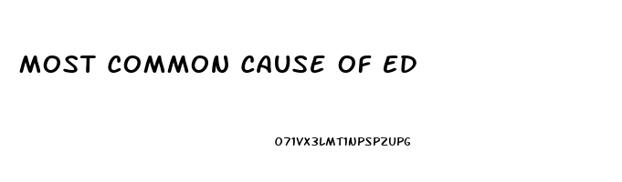 Most Common Cause Of Ed