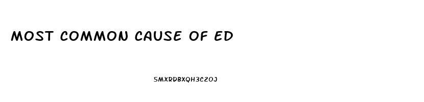 Most Common Cause Of Ed