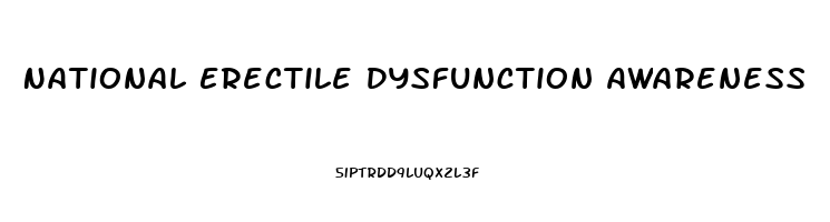 National Erectile Dysfunction Awareness