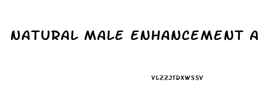 Natural Male Enhancement At Home