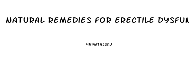 Natural Remedies For Erectile Dysfunction After Prostate Surgery