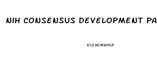 Nih Consensus Development Panel On Impotence