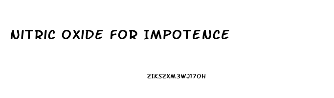 Nitric Oxide For Impotence