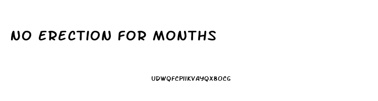 No Erection For Months