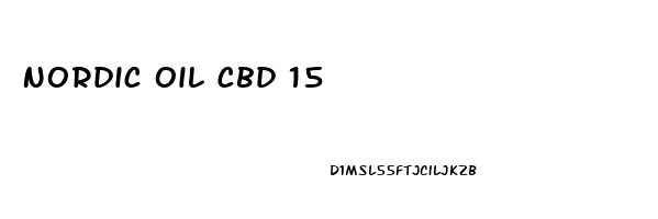 Nordic Oil Cbd 15