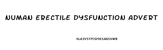 Numan Erectile Dysfunction Advert