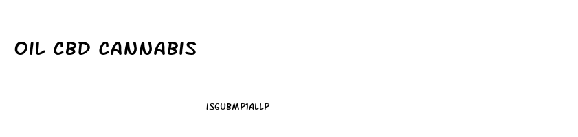 Oil Cbd Cannabis