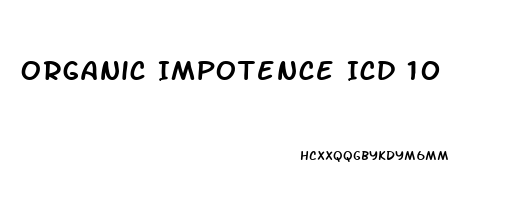 Organic Impotence Icd 10