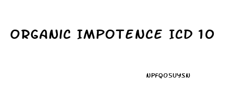 Organic Impotence Icd 10