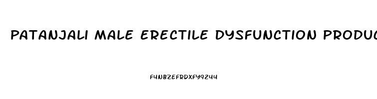 Patanjali Male Erectile Dysfunction Product