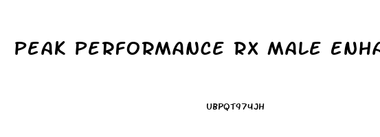 Peak Performance Rx Male Enhancement