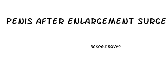 Penis After Enlargement Surgery