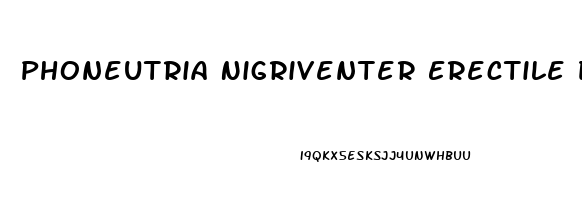 Phoneutria Nigriventer Erectile Dysfunction