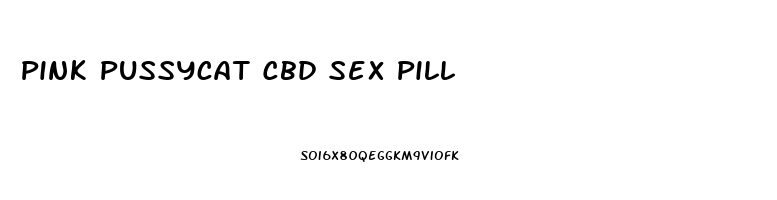 Pink Pussycat Cbd Sex Pill