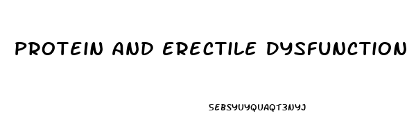 Protein And Erectile Dysfunction