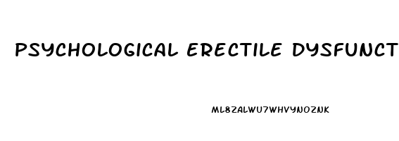 Psychological Erectile Dysfunction Cures