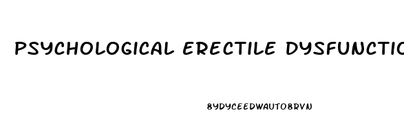Psychological Erectile Dysfunction Hypnosis