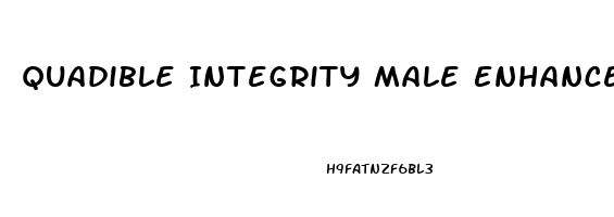 Quadible Integrity Male Enhancement