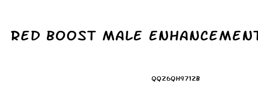 Red Boost Male Enhancement