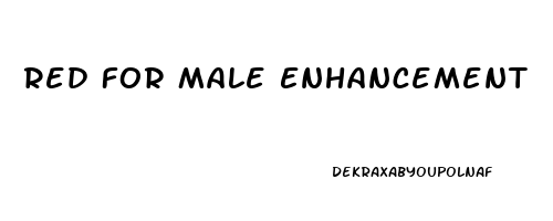 Red For Male Enhancement