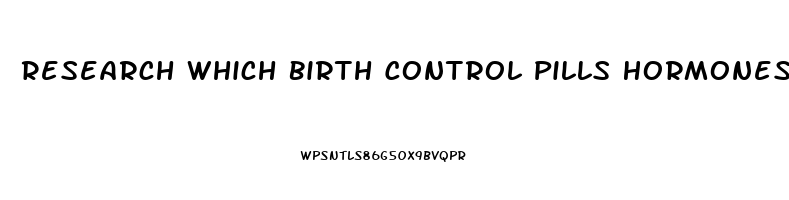 Research Which Birth Control Pills Hormones Caused Decrease In Libido