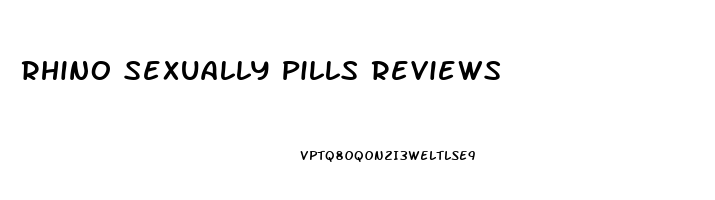 Rhino Sexually Pills Reviews